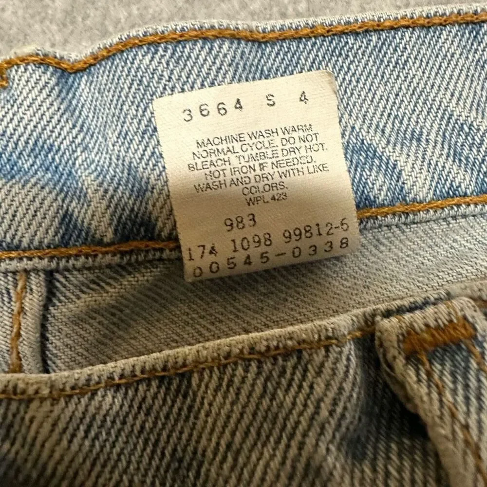 Levi’s 545 Men’s Size 34x32 Loose Fit Tapered Jeans Blue Light Wash Denim